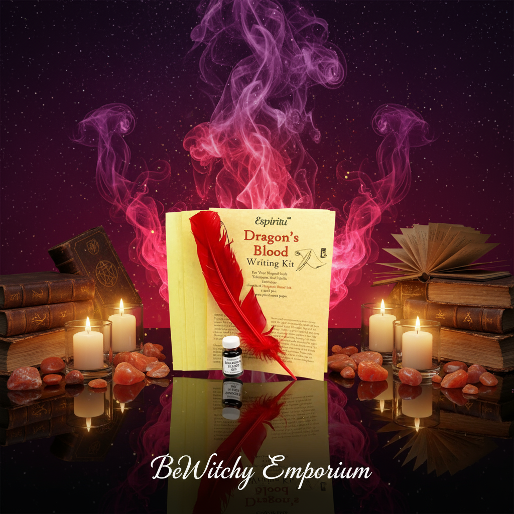 Dragon's Blood Writing Kit - Mystical Altar Style