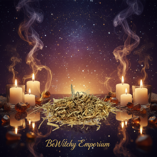 Dried Golden Herbs - Mystical Altar Style