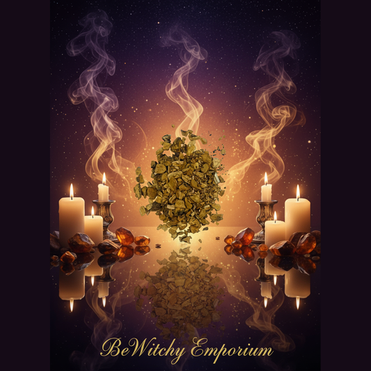 Dried Golden Herbs - Mystical Altar Style