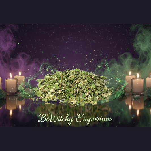 Dried Green Herbs - Mystical Altar Style