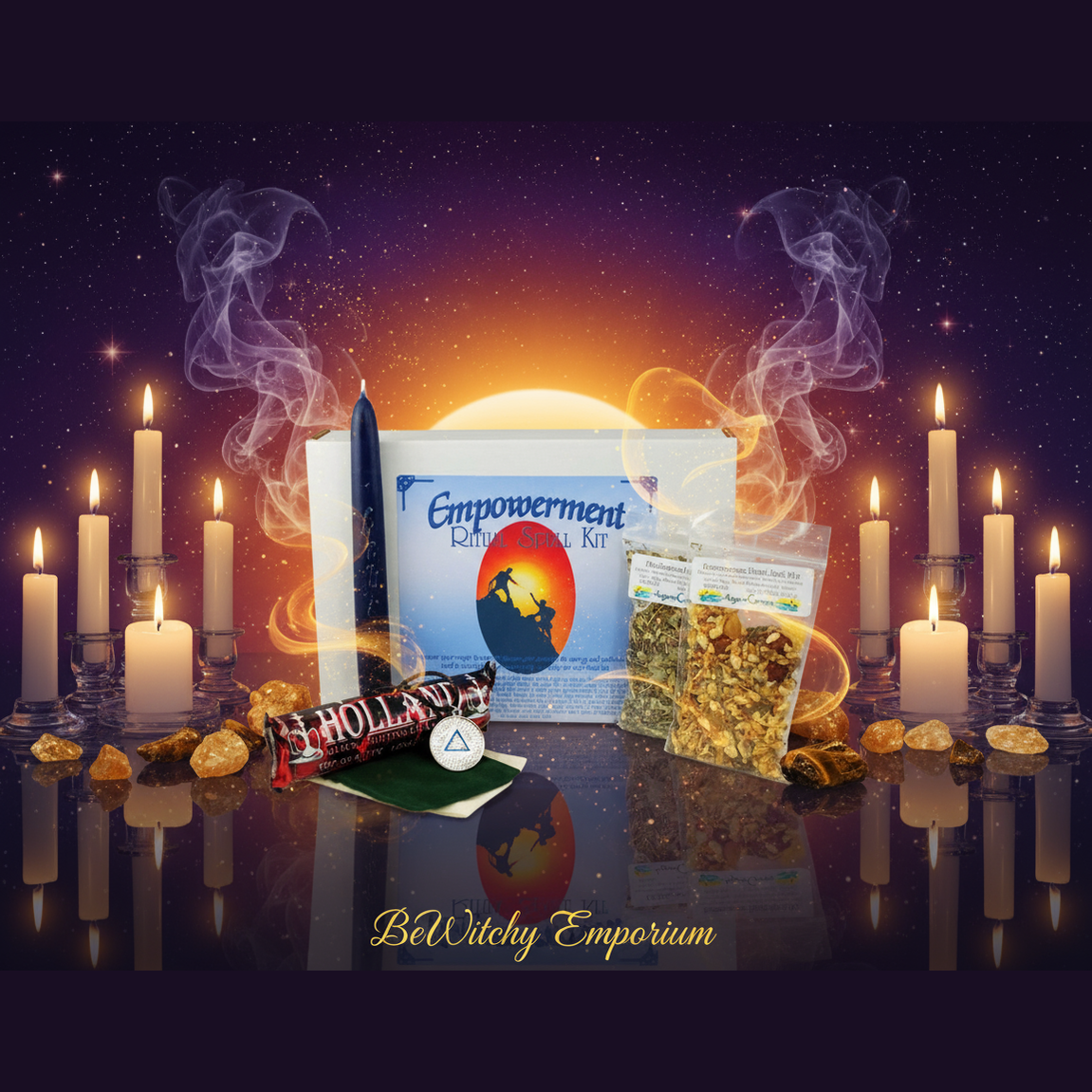 Empowerment Ritual Spell Kit - Mystical Altar Style