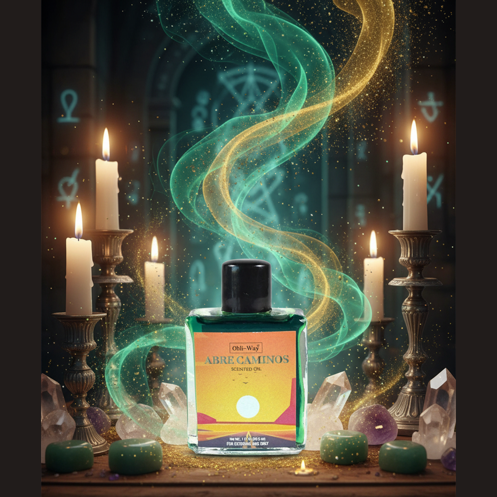 Exact Abre Caminos scented oil with magical road-opening effects