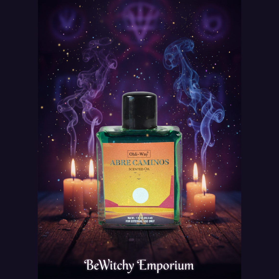 Exact Abre Caminos scented oil with mystical atmosphere