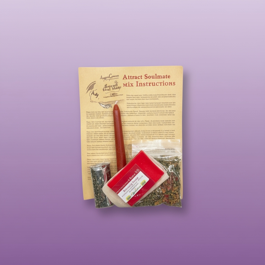 Exact Altar Soulmate Spell Kit with clean professional styling and BeWitchy Emporium watermark