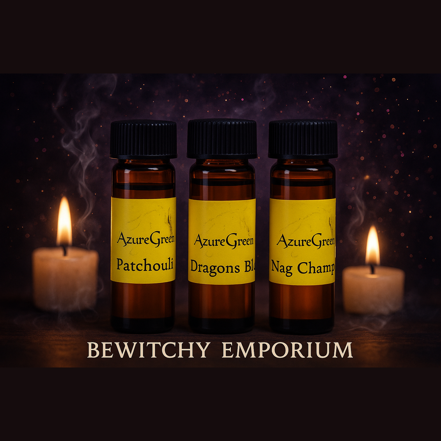 Exact Azure Green essential oils with mystical atmosphere