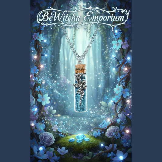 Exact fairy dust necklace with enchanted garden fairy magic effects