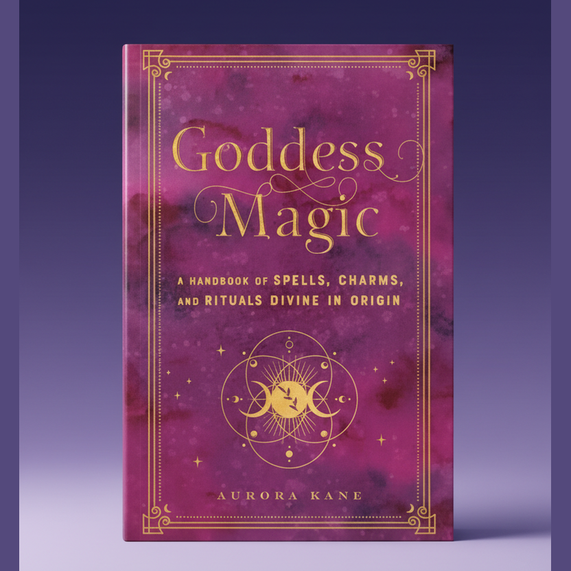 Exact Goddess Magic book with clean professional styling and BeWitchy Emporium watermark
