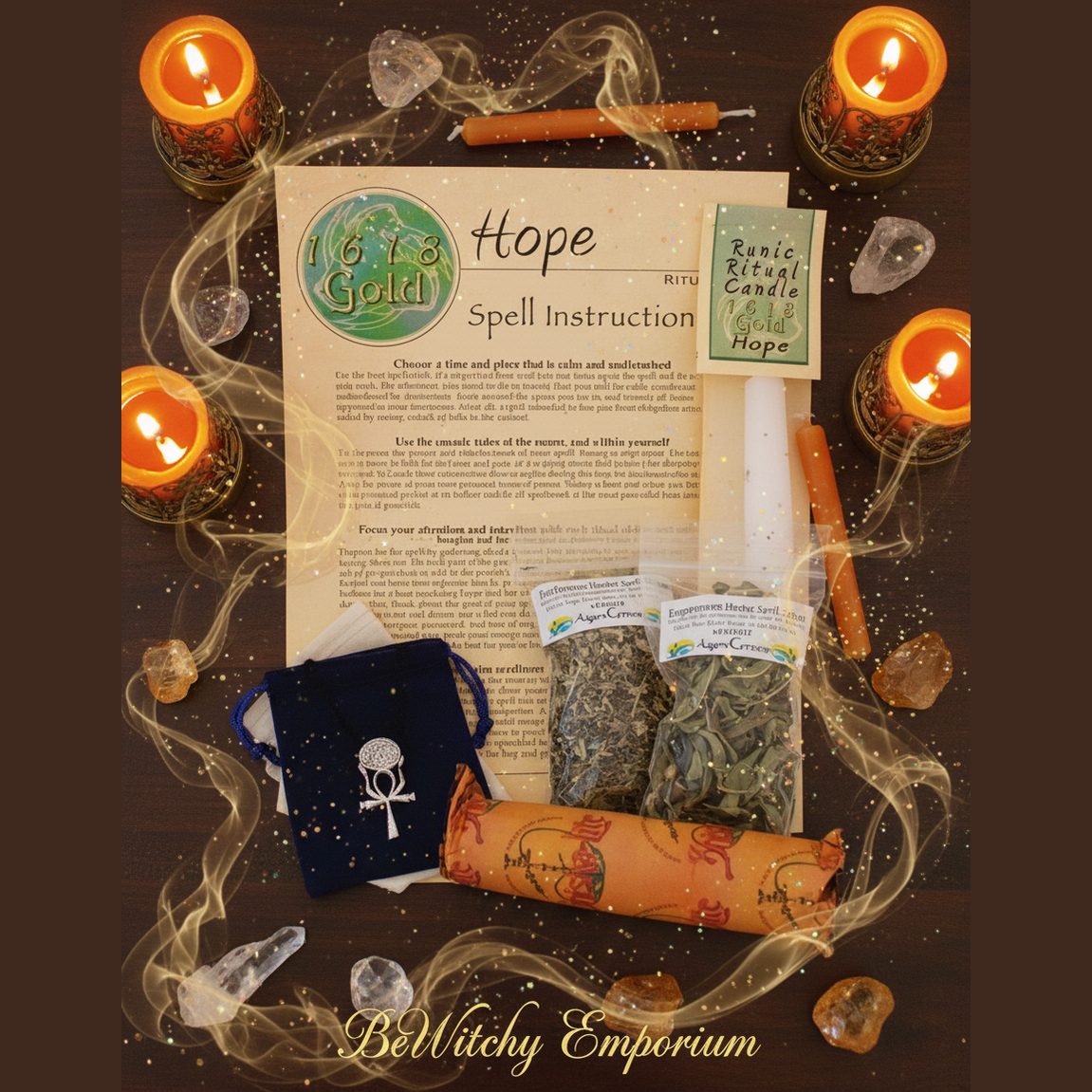 Exact Hope Spell Kit with magical hopeful effects