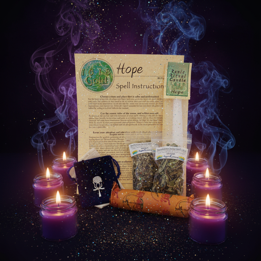 Exact Hope Spell Kit with mystical atmosphere