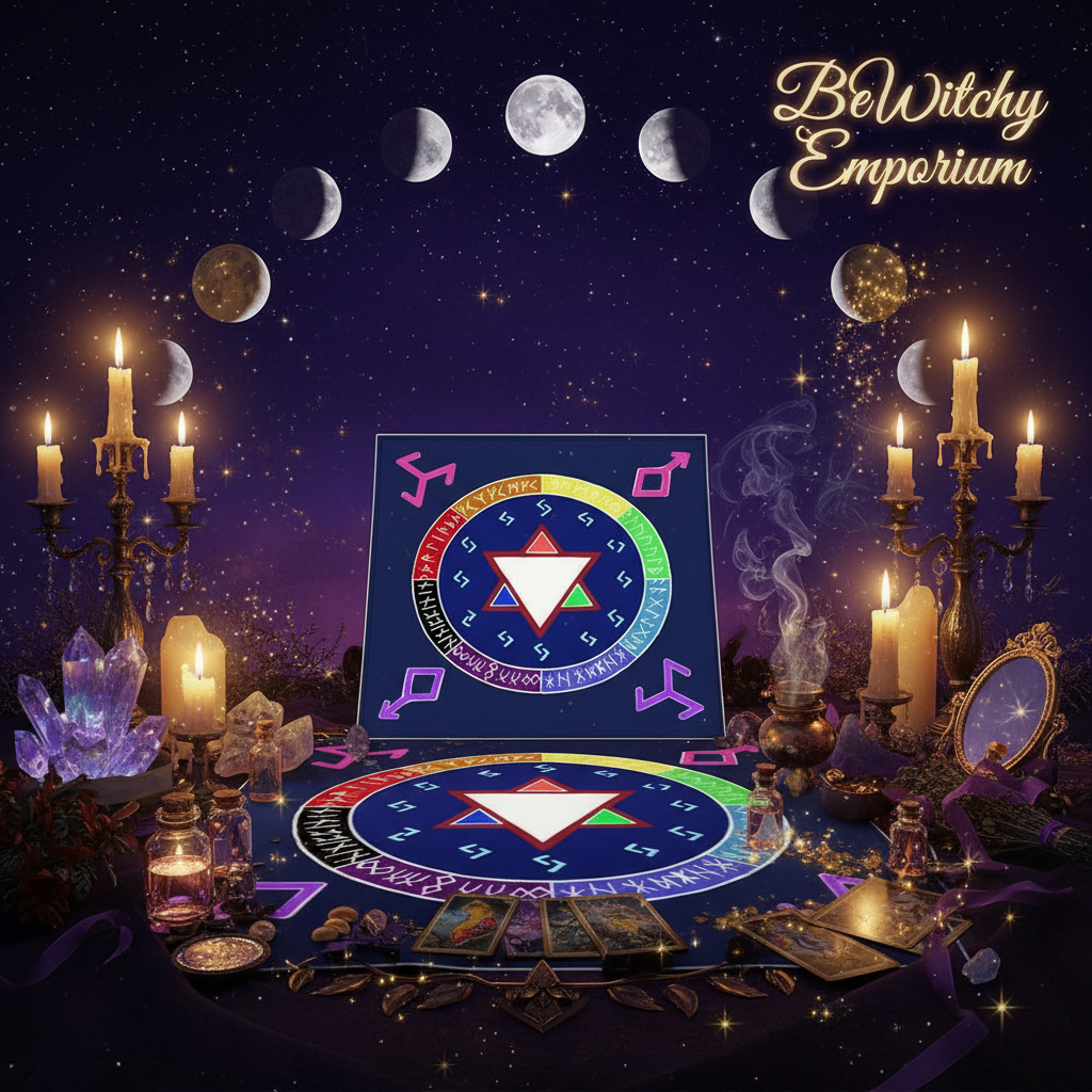 Exact mystical altar cloth with professional mystical altar atmosphere