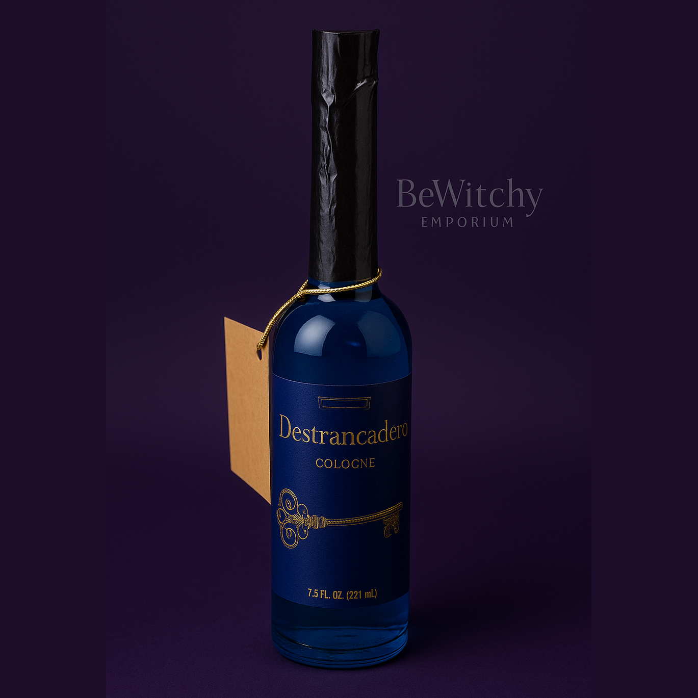 Exact Nostalgique bottle with minimal background change and BeWitchy Emporium watermark