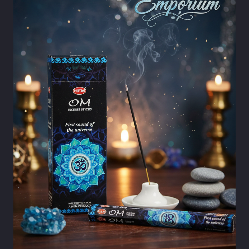 Exact OM incense with tranquil meditation space effects