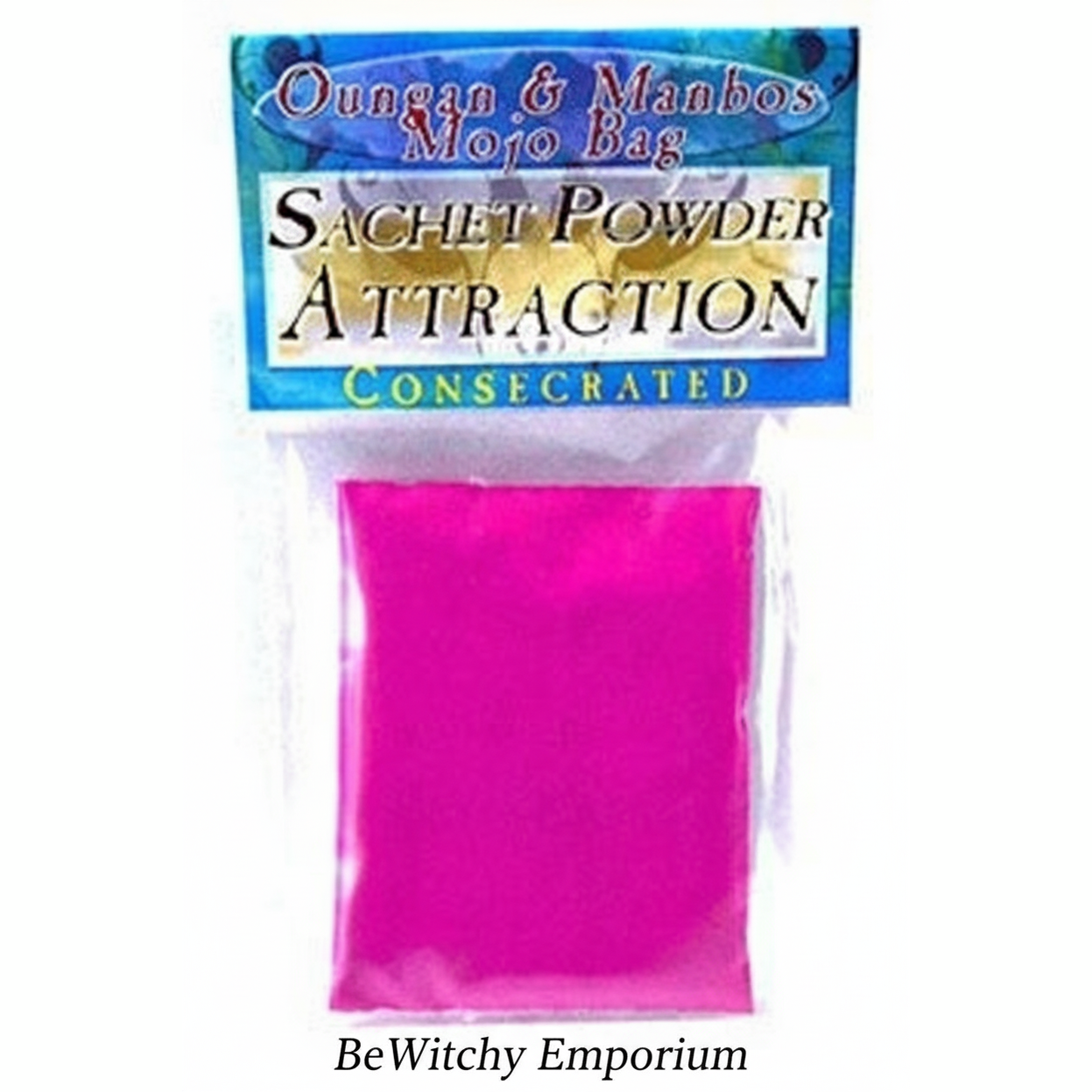 Exact original Attraction Sachet Powder with branding
