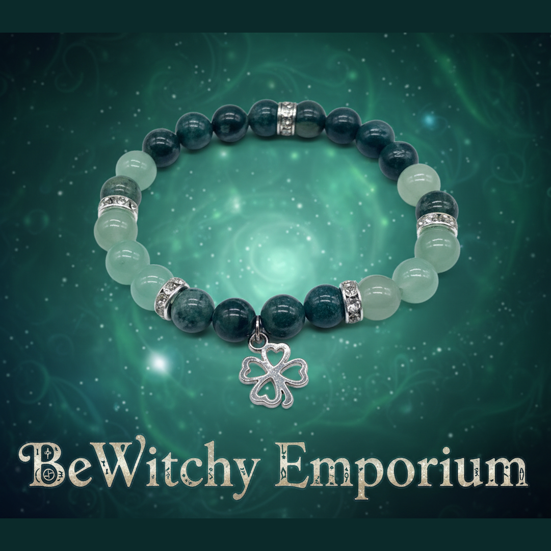 Exact original green crystal bracelet with elegant watermark