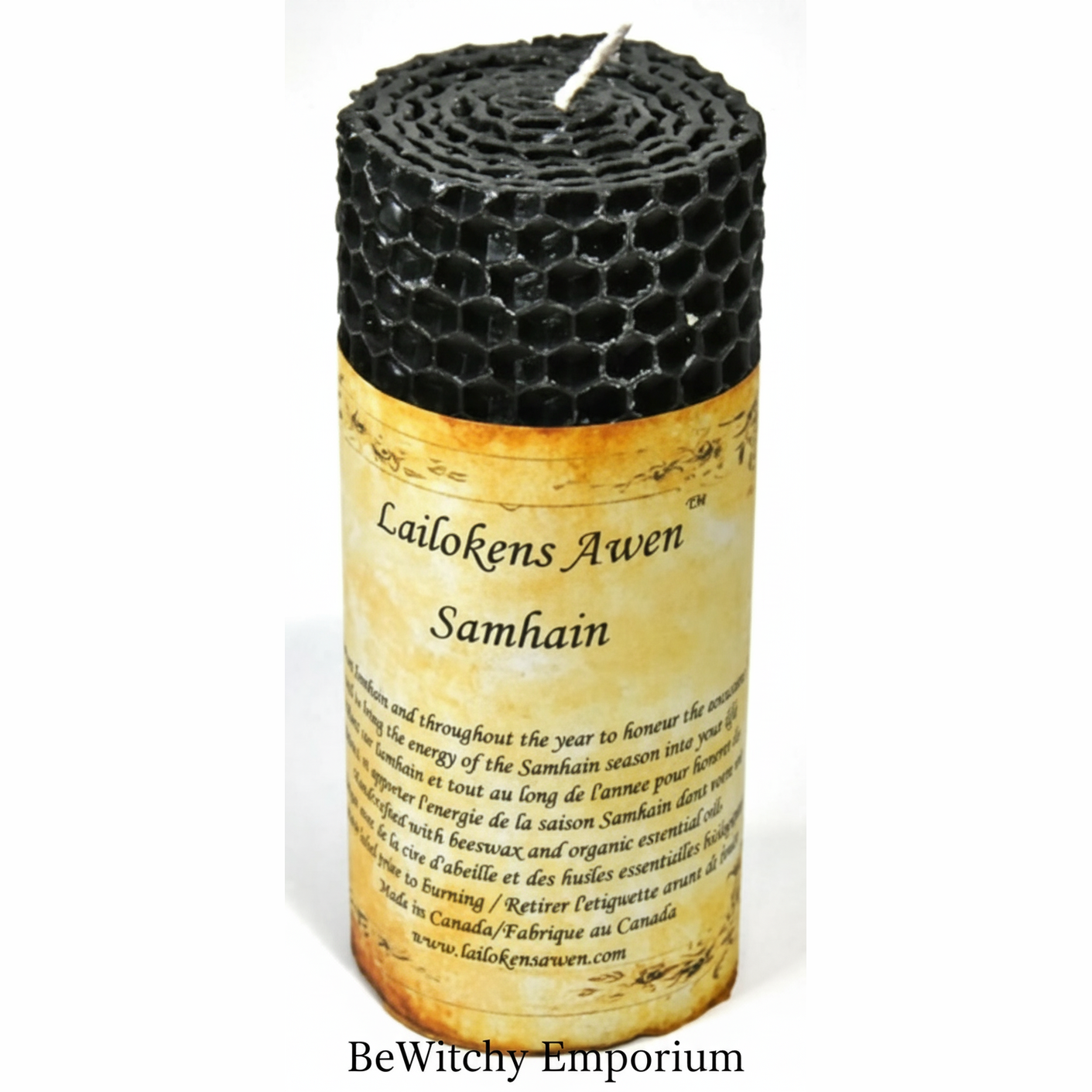 Exact original Samhain candle with branding