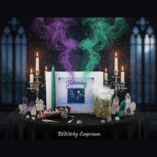 Exact Releasing Ritual Spell Kit with magical releasing effects
