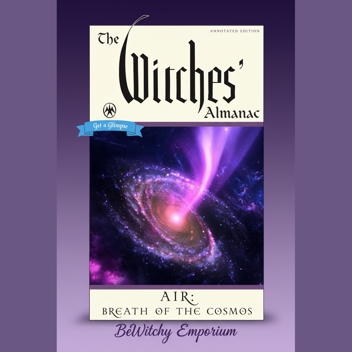 Exact The Witches' Almanac: Air - Breath of the Cosmos with clean professional styling and BeWitchy Emporium watermark