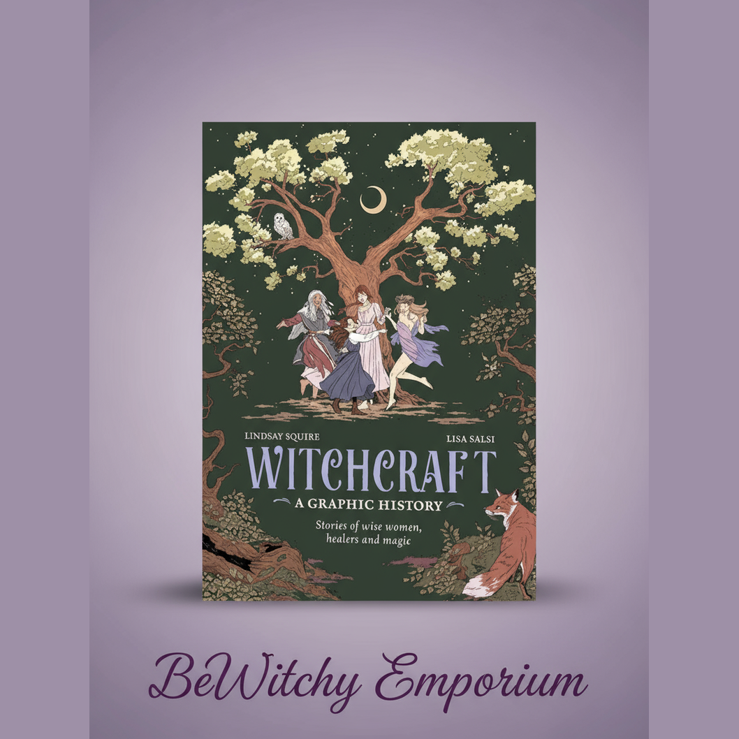 Exact Witchcraft Graphic History book with clean professional styling and BeWitchy Emporium watermark