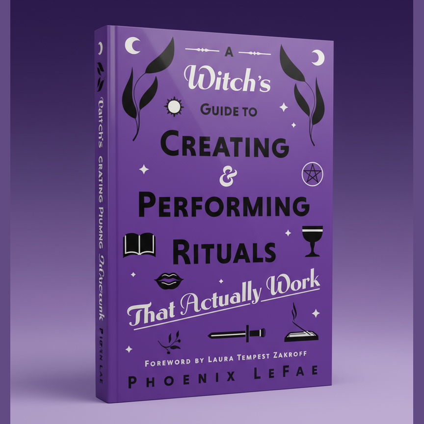 Exact Witch's Guide to Rituals book with clean professional styling and BeWitchy Emporium watermark