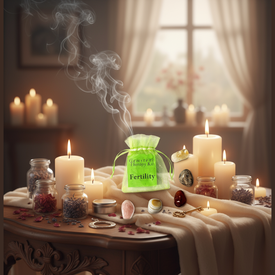 Fertility Gemstone Therapy Kit - Luxurious Sanctuary