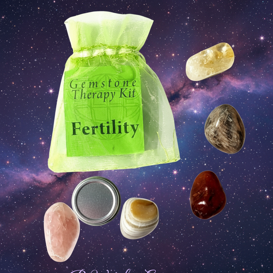 Fertility Gemstone Therapy Kit - Mystical Starry Night