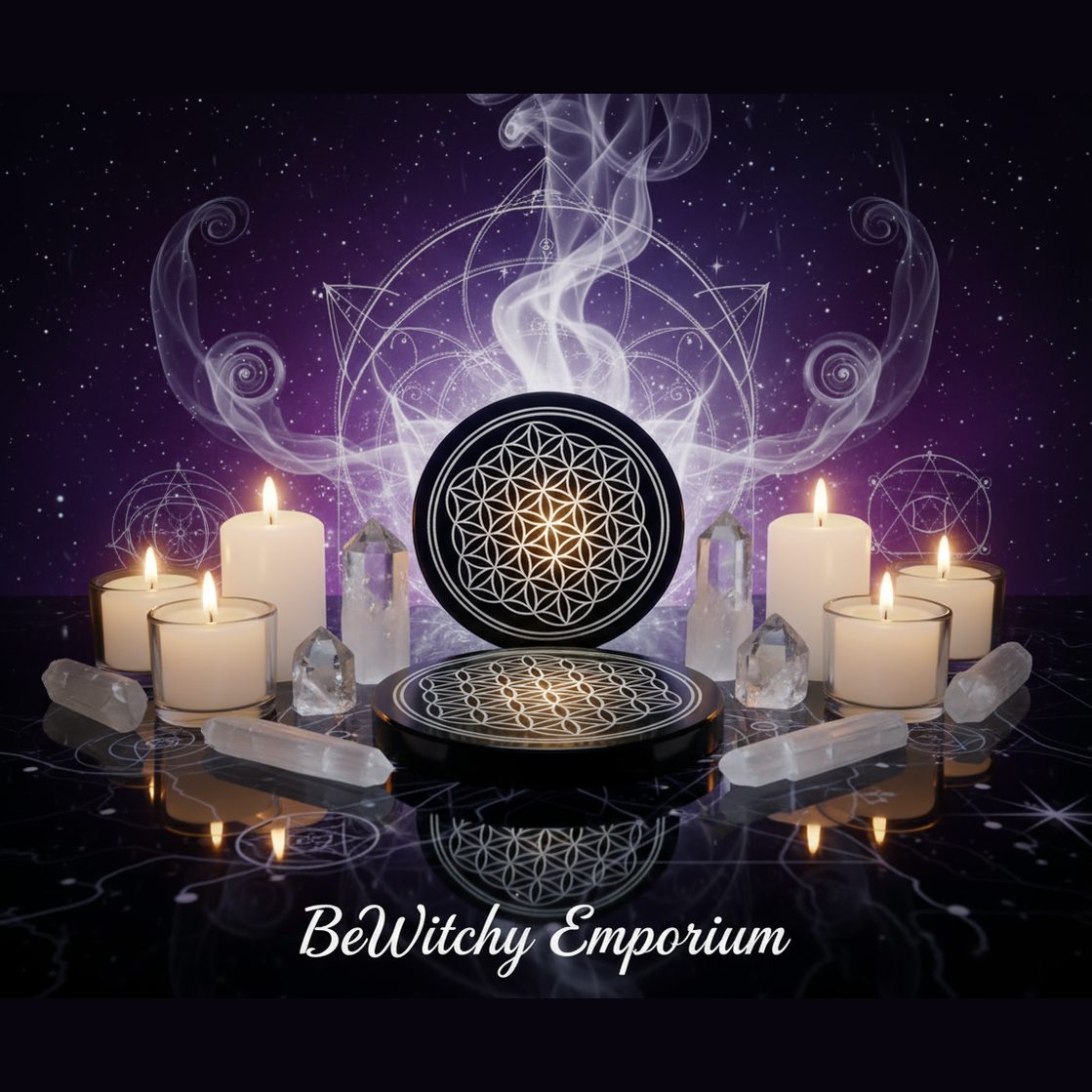 Flower of Life Altar Tile - Mystical Altar Style