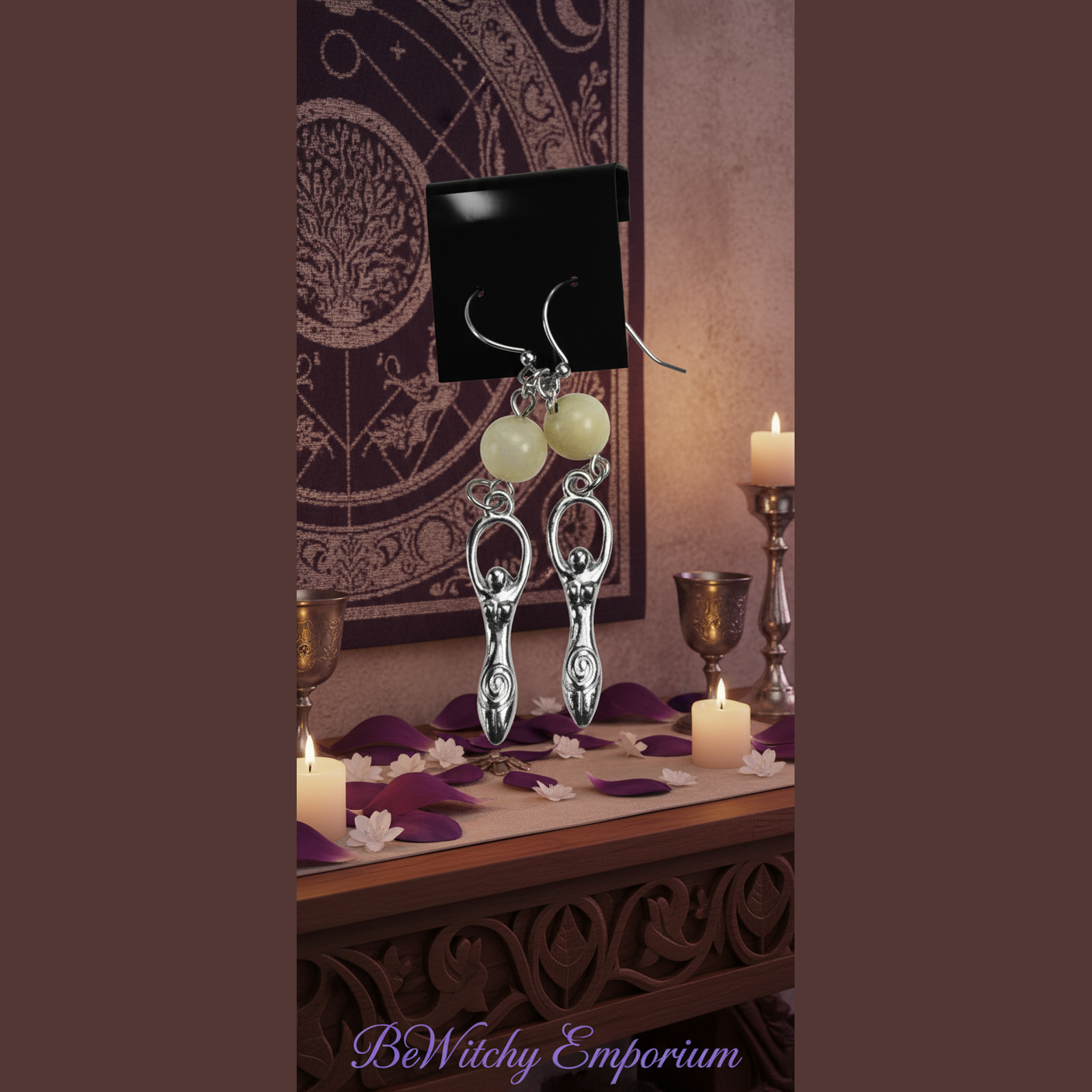 Goddess Earrings - Luxurious Sanctuary