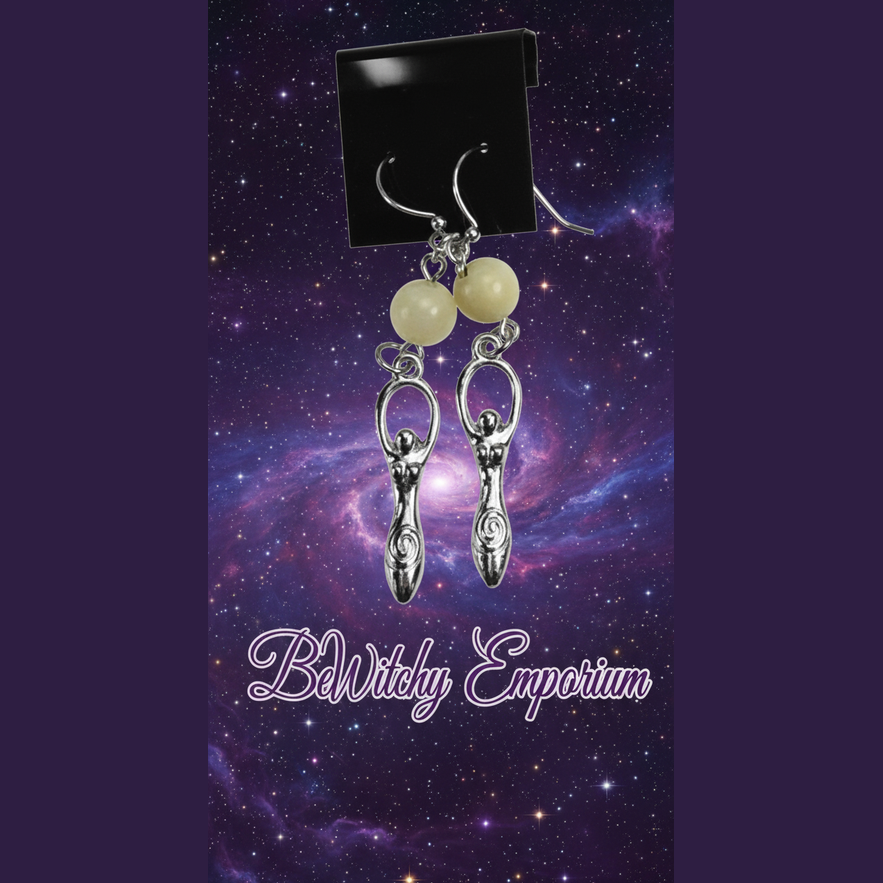 Goddess Earrings - Mystical Starry Night