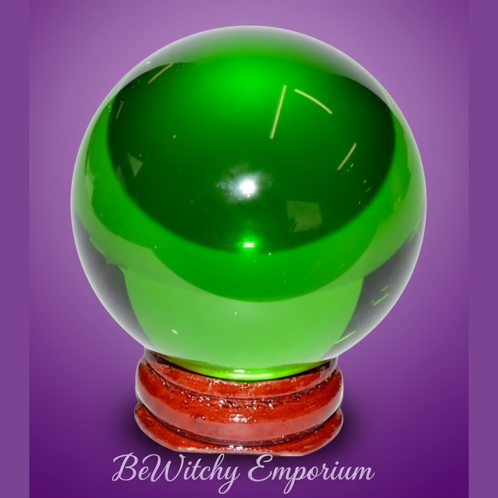 Green Crystal Ball - Professional Style
