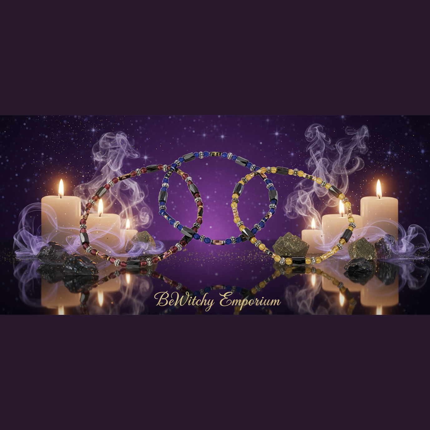 Haematite Bracelets - Mystical Altar Style