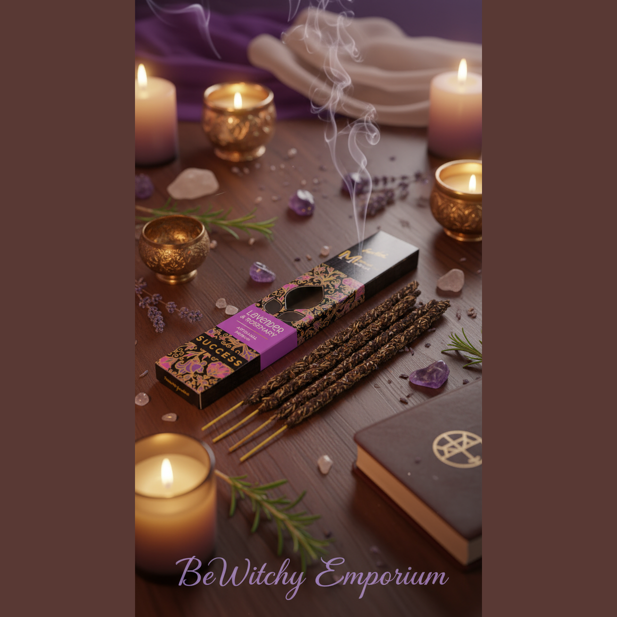 Lavender & Rosemary Incense - Luxurious Sanctuary