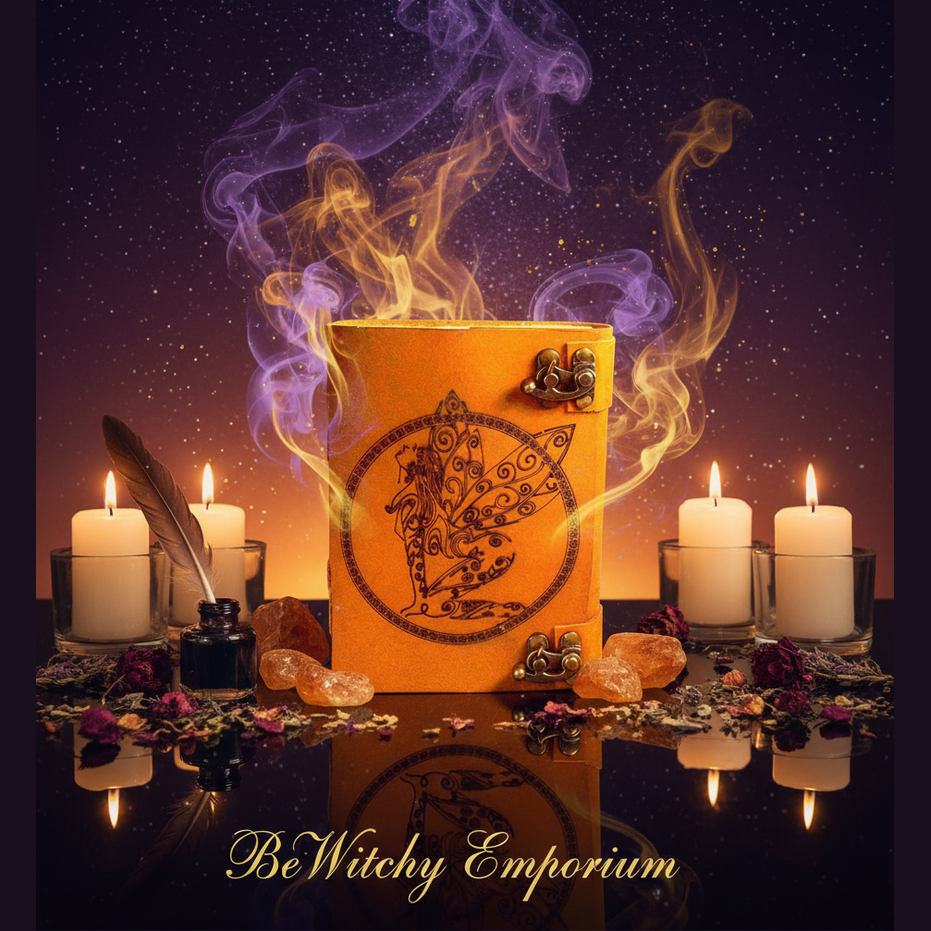 Leather Fairy Journal - Mystical Altar Style