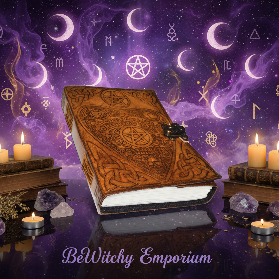 Leather Grimoire - Mystical Style