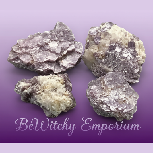 Lepidolite Crystals - Professional Style