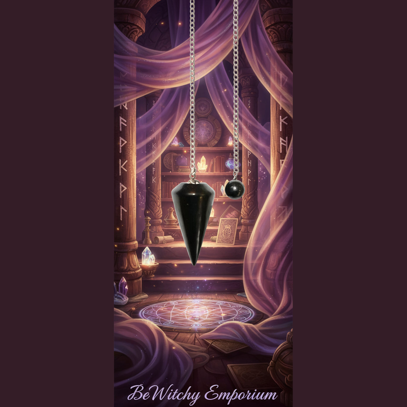 Luxurious Sanctuary Black Pendulum