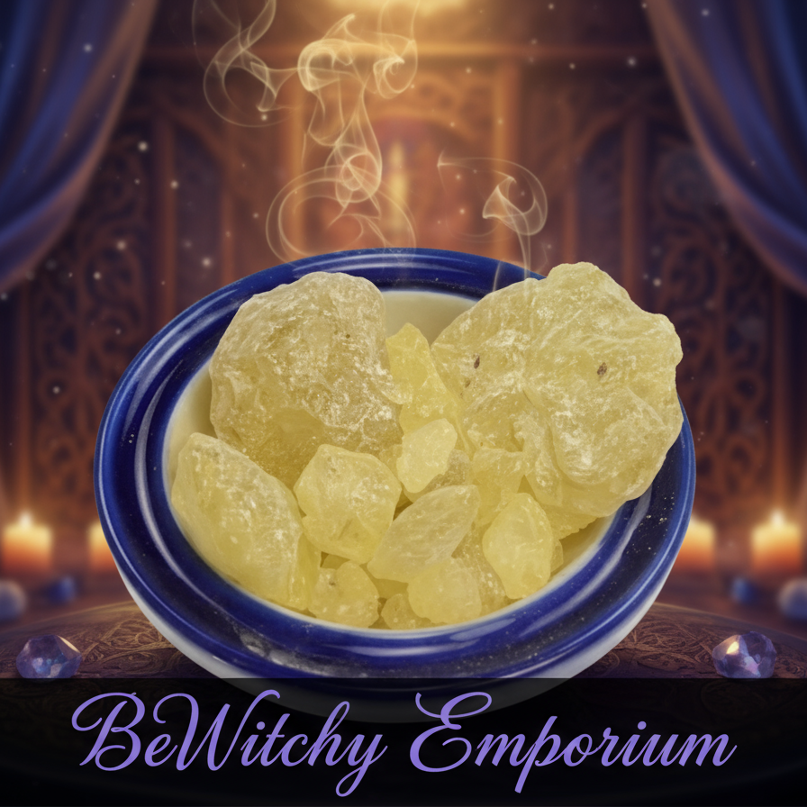 Luxurious Sanctuary Resin on Blue Plate