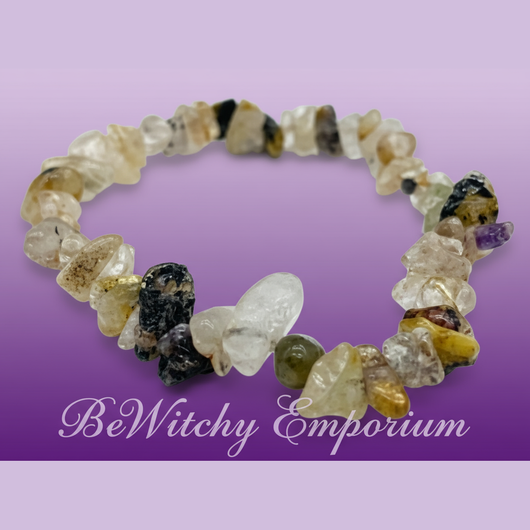 Mixed Gemstone Chip Bracelet - Professional Style