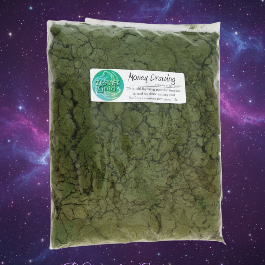 Money Drawing Herbal Powder - Mystical Starry Night