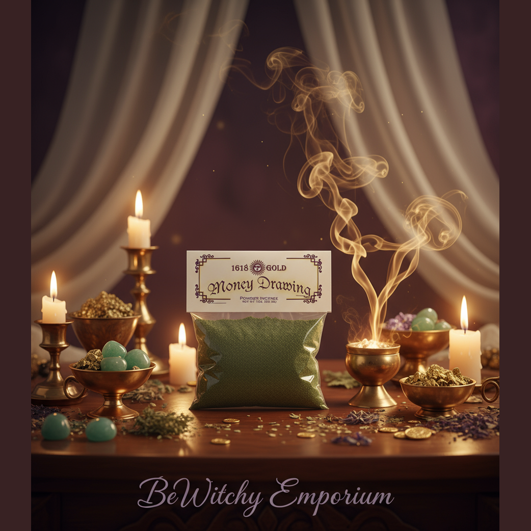 Money Drawing Powder Incense - Luxurious Sanctuary