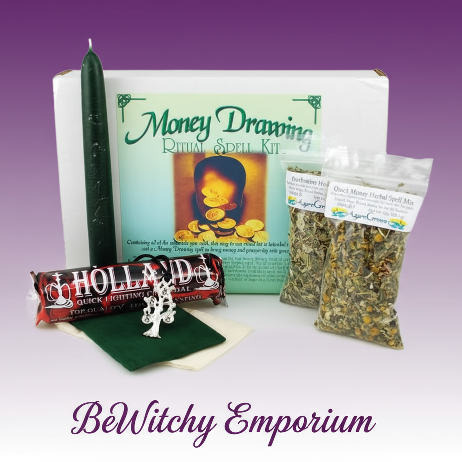Money Drawing Ritual Spell Kit - Clean Professional