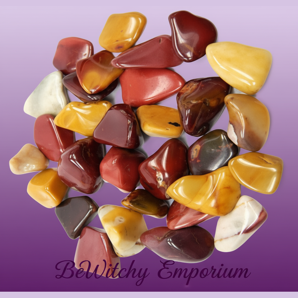 Mookaite Tumbled Stones - Professional Style
