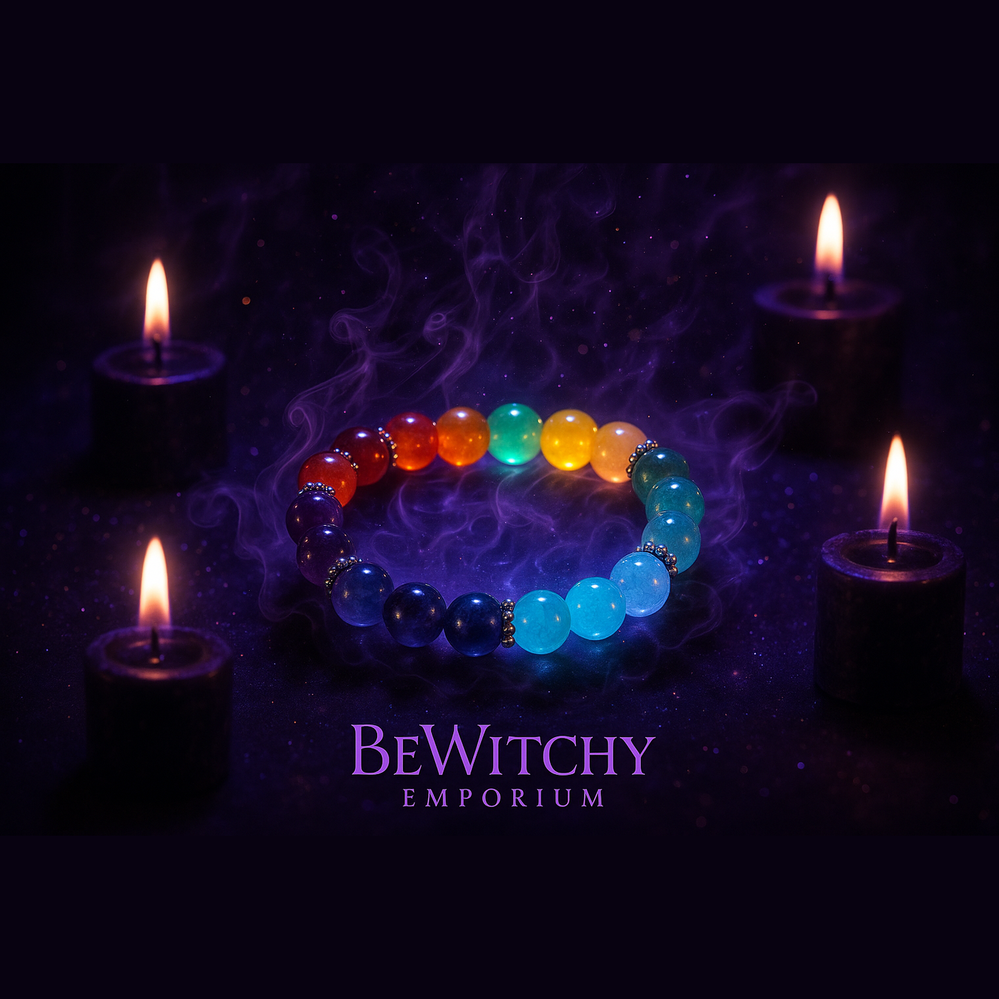 Mystical chakra bracelet with magical effects
