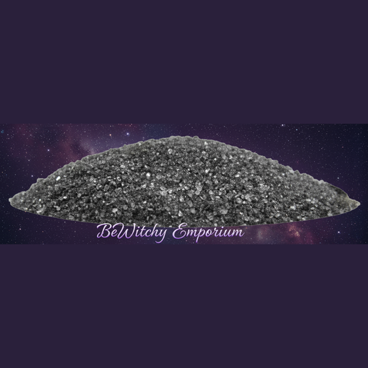 Mystical Starry Night Black Granular Material