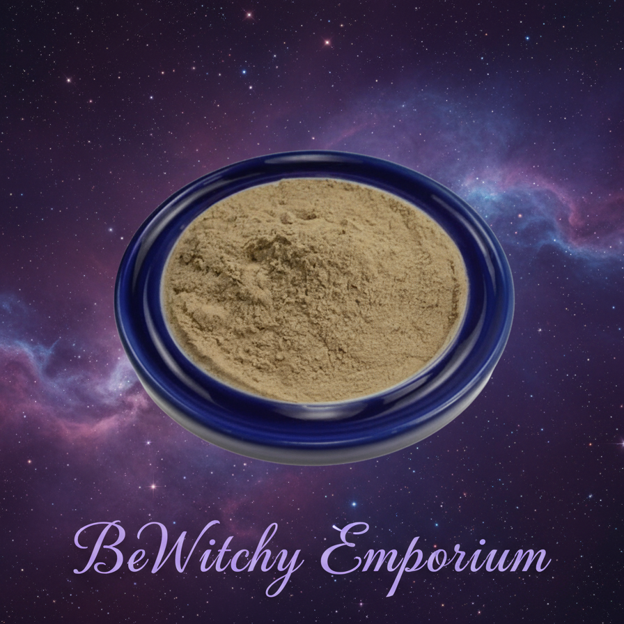 Mystical Starry Night Powder on Blue Plate