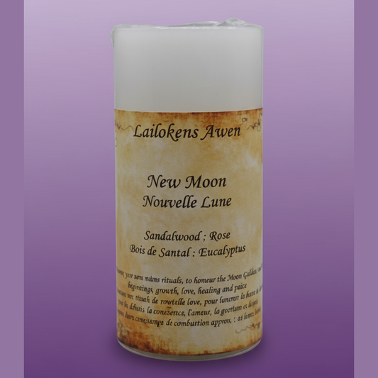 New Moon Candle - Clean Professional