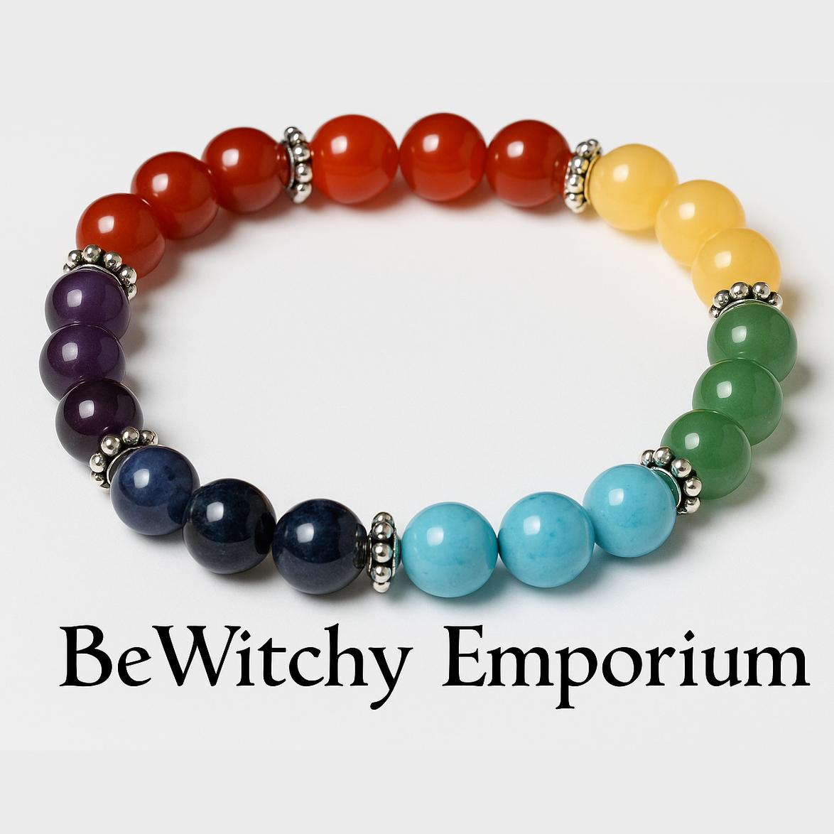 Original chakra bracelet with branding