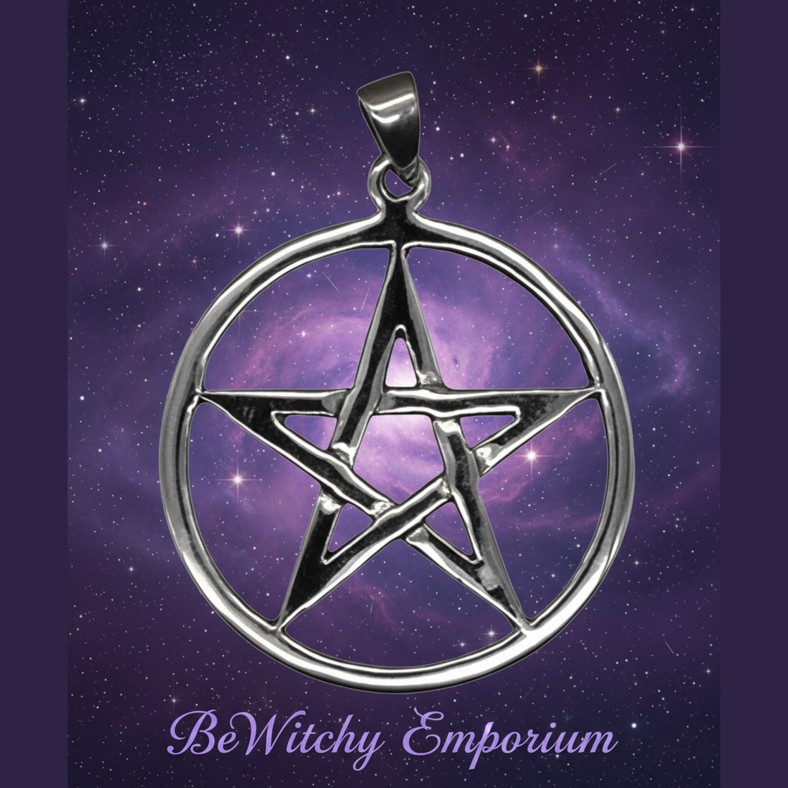 Pentacle Pendant - Mystical Starry Night
