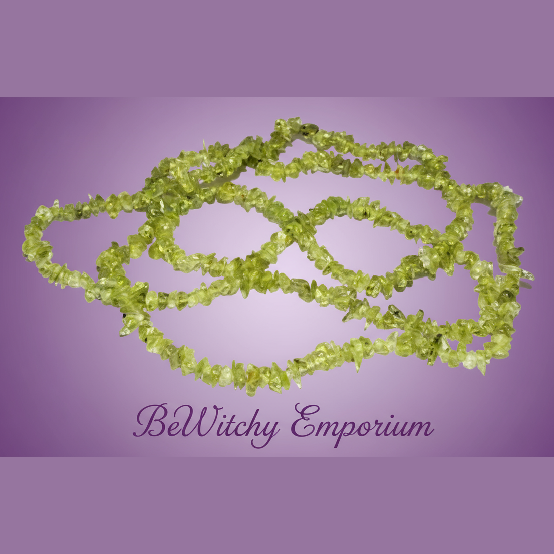 Peridot Chip Necklace - Clean Professional