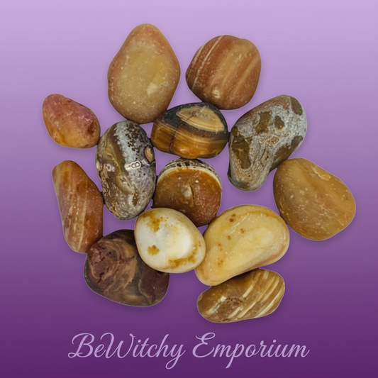 Polished Jasper Tumbled Stones - Professional Style