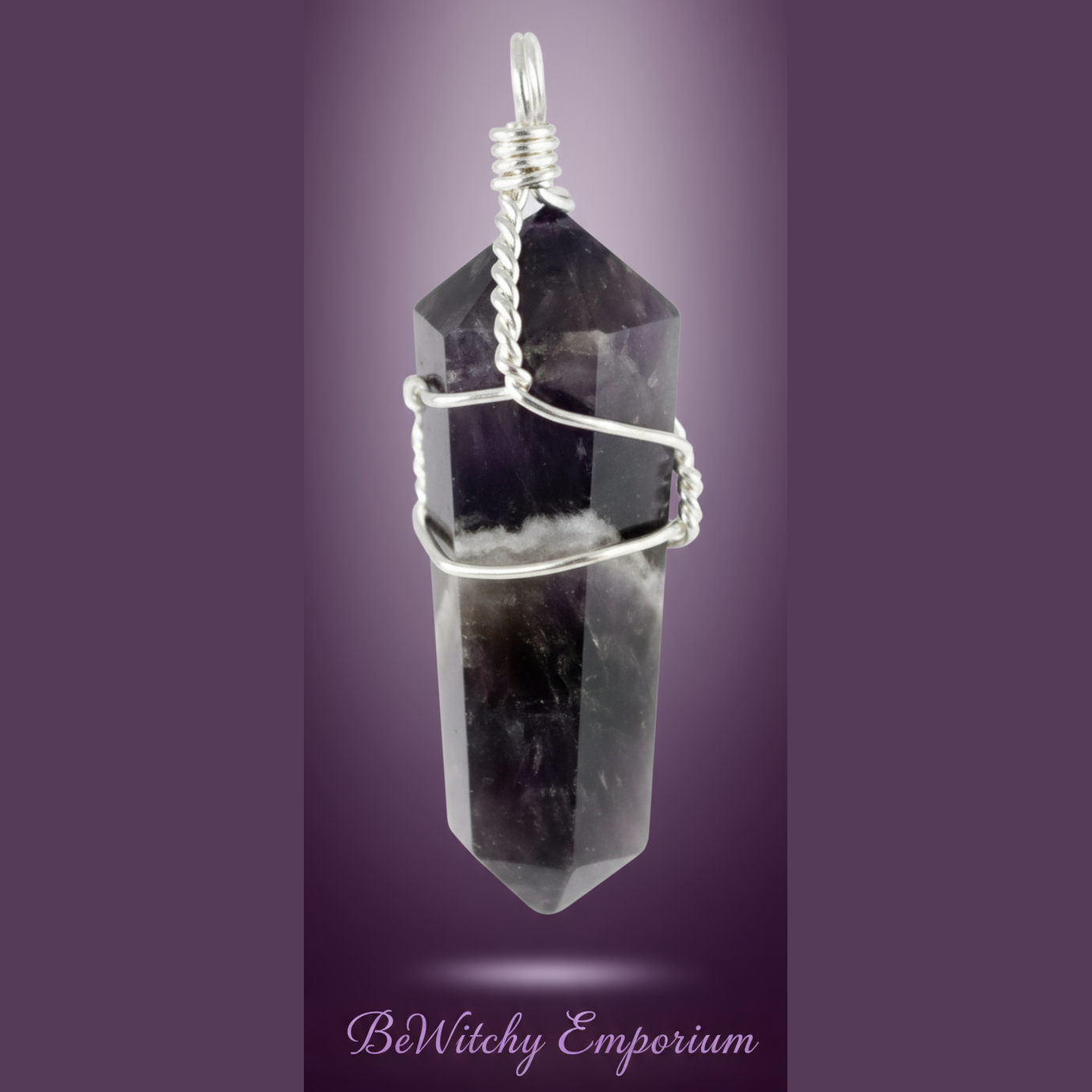 Professional E-commerce Amethyst Pendant